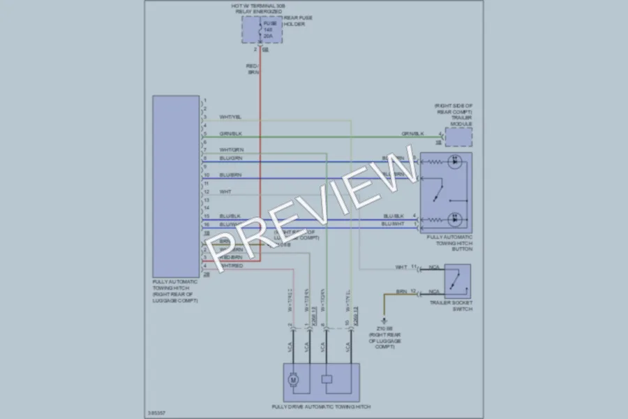 2012 BMW 740i Active Bodyworks wiring diagram preview