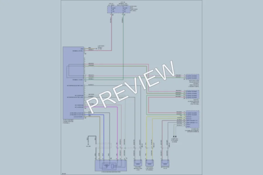 2012 BMW 740i Electronic Power Steering wiring diagram preview