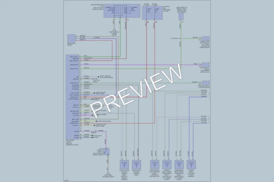 2012 BMW 750Li Anti Theft wiring diagram preview