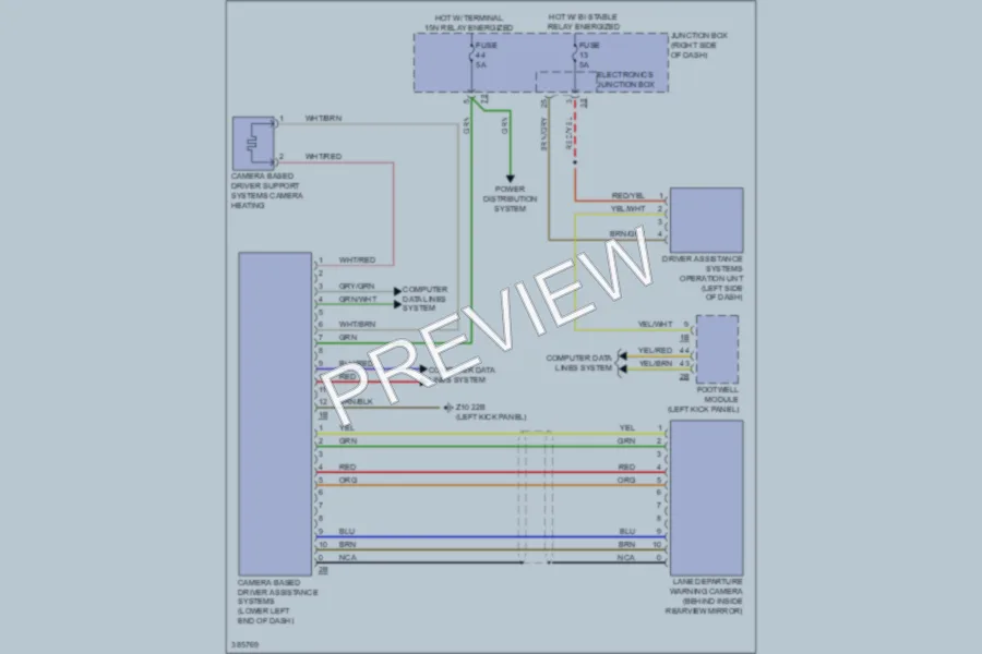 2012 BMW 760Li Navigation wiring diagram preview