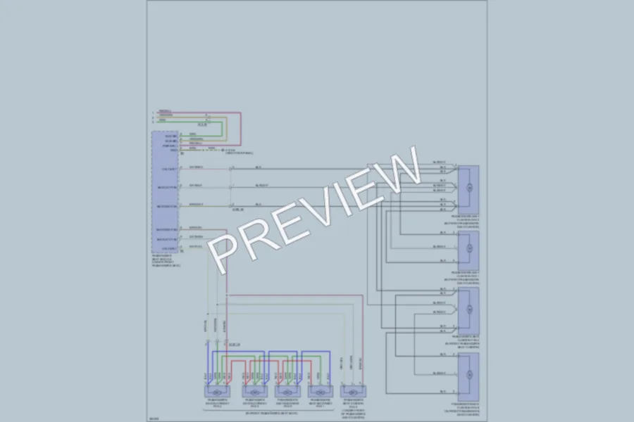 2012 BMW 760Li Power Seats wiring diagram preview