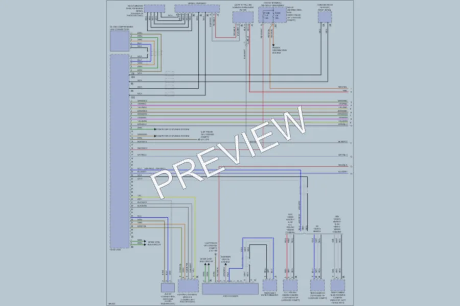2012 BMW 760Li Radio wiring diagram preview