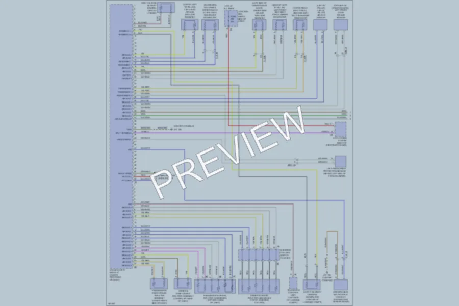 2012 BMW 760Li Supplemental Restraints wiring diagram preview