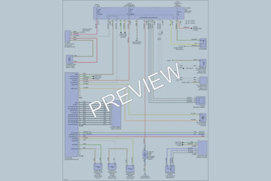 2012 BMW X1 Air Conditioning wiring diagram preview