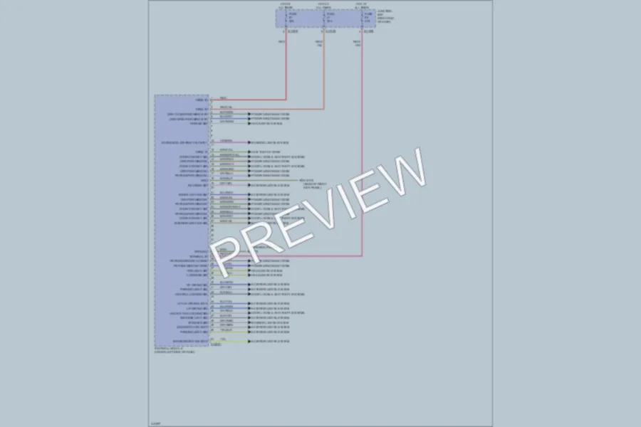 2012 BMW X1 Body Control Modules wiring diagram preview