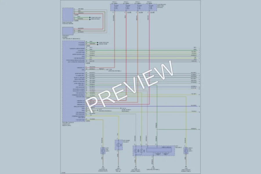 2012 BMW X1 Headlights wiring diagram preview