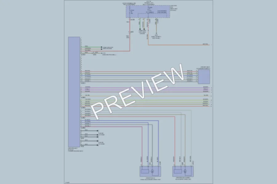 2012 BMW X1 Memory Systems wiring diagram preview