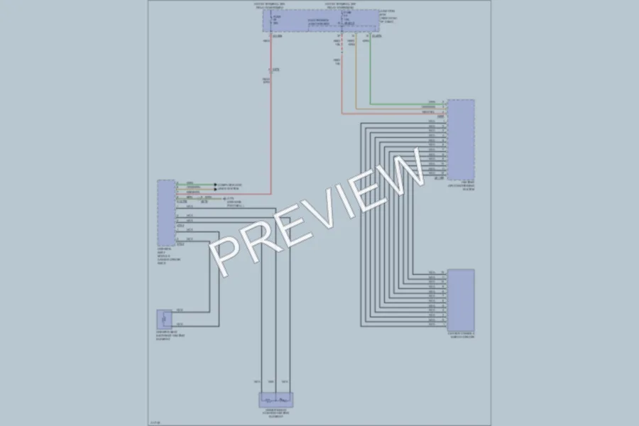 2012 BMW X1 Power Seats wiring diagram preview