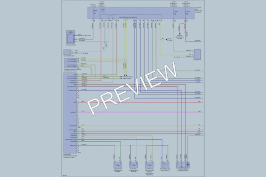 2012 BMW X3 Air Conditioning wiring diagram preview