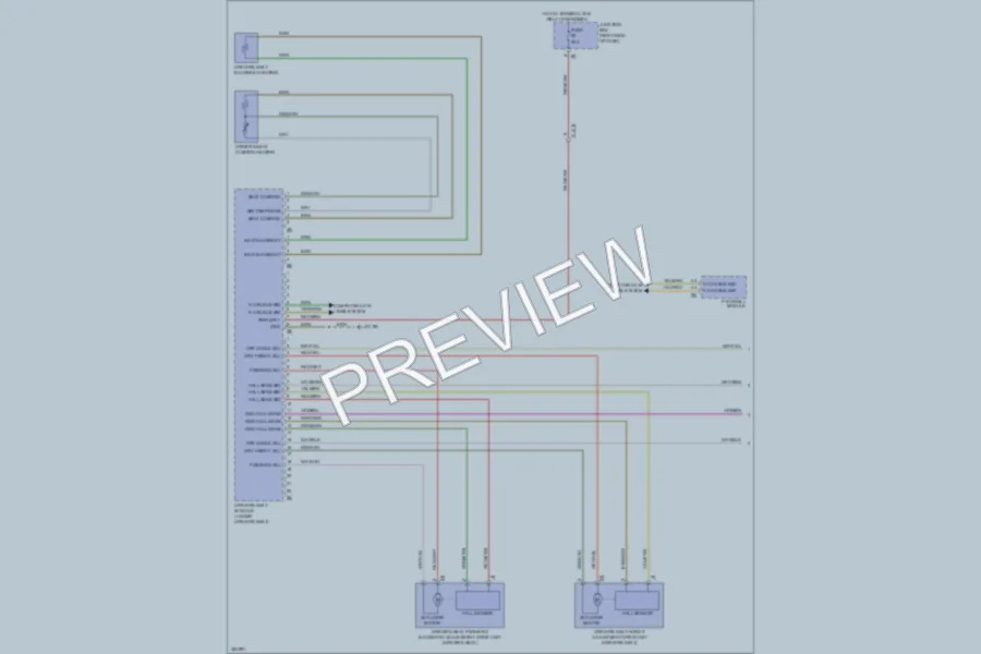 2012 BMW X3 Memory Systems wiring diagram preview