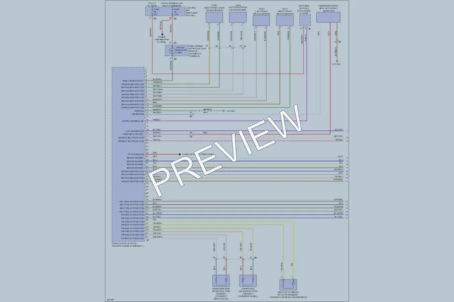 2012 BMW X3 Supplemental Restraints wiring diagram preview