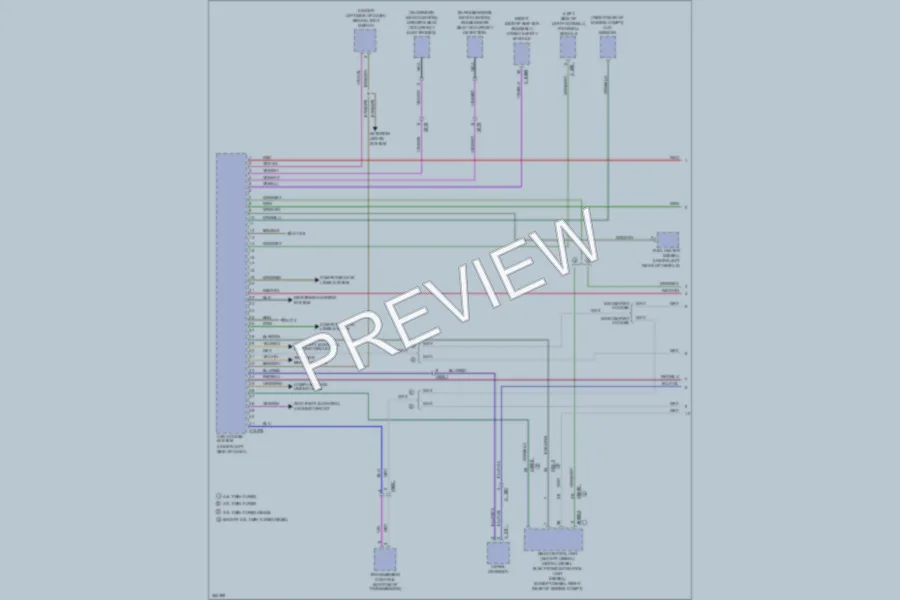 2012 BMW X5 Anti Theft wiring diagram preview