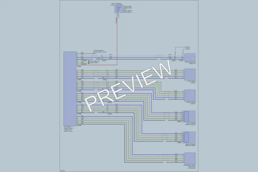 2012 BMW X5 Navigation wiring diagram preview