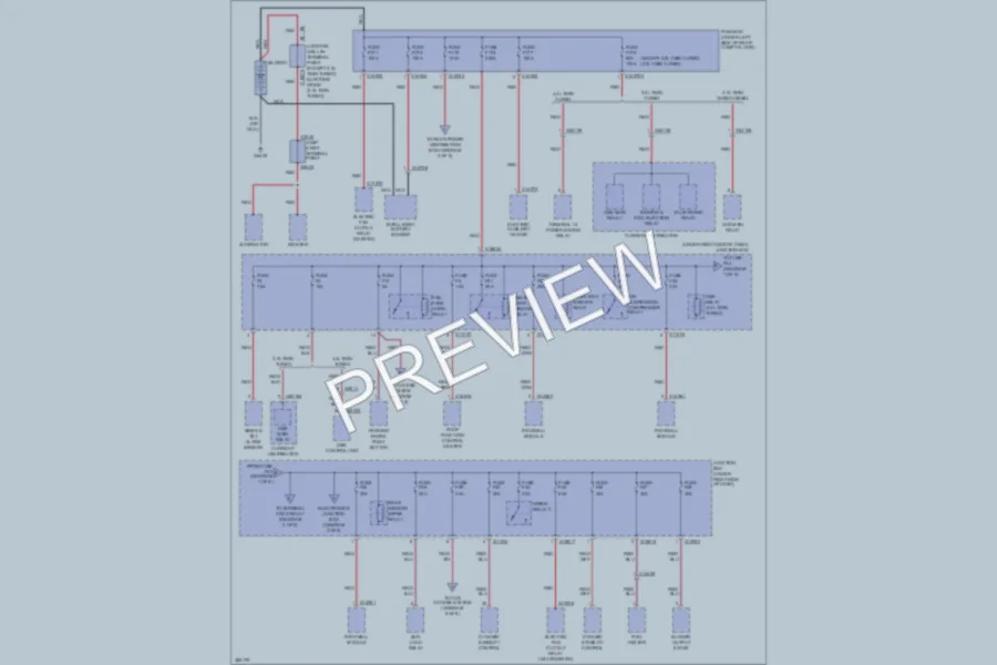 2012 BMW X5 Power Distribution wiring diagram preview