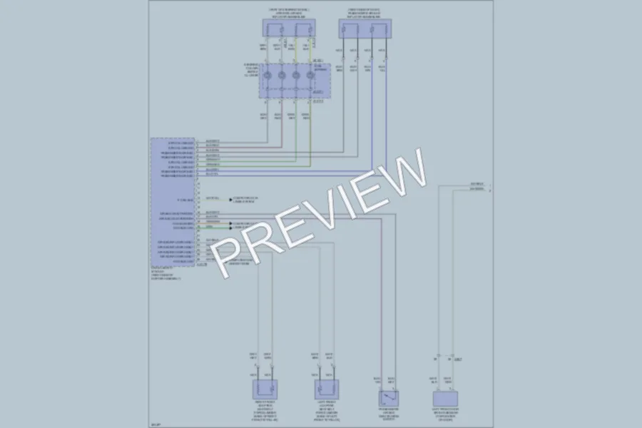 2012 BMW X5 Supplemental Restraints wiring diagram preview