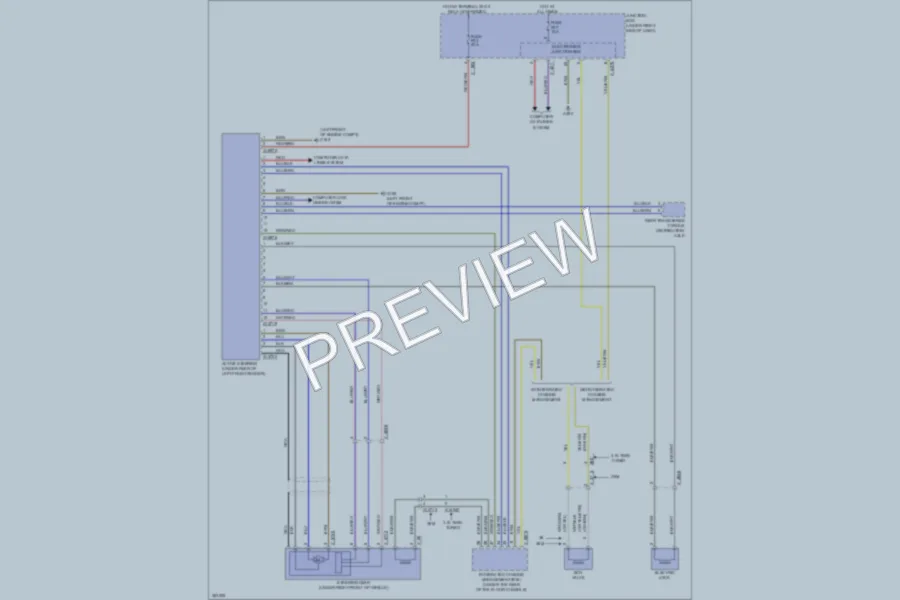 2012 BMW X6 Electronic Power Steering wiring diagram preview