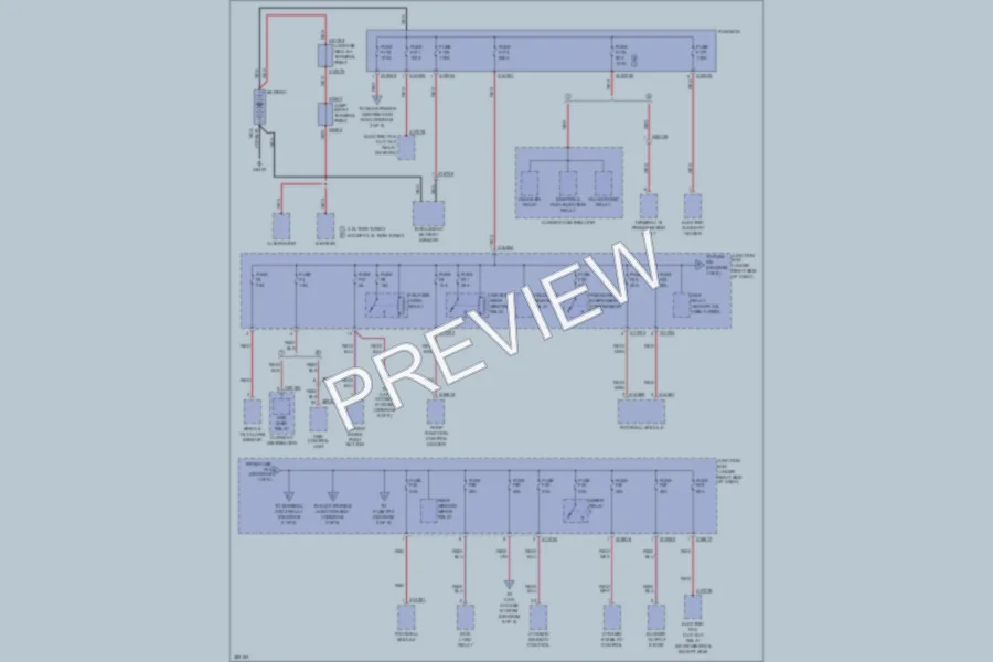 2012 BMW X6 Power Distribution wiring diagram preview
