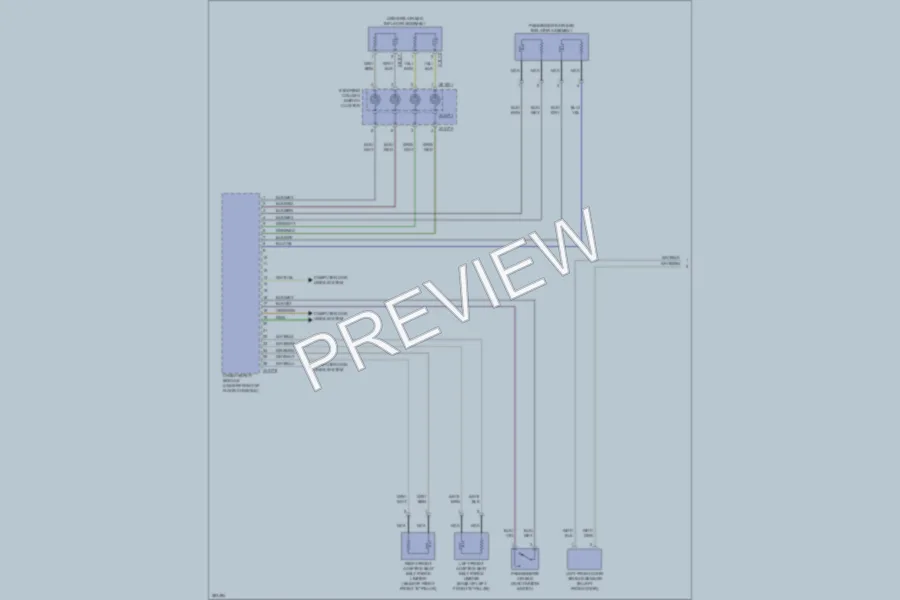 2012 BMW X6 Supplemental Restraints wiring diagram preview
