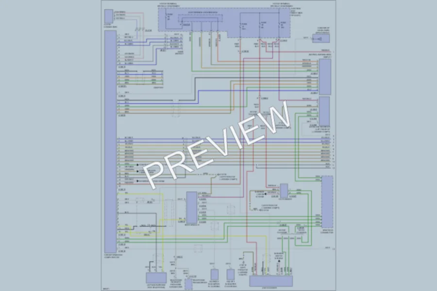 2012 BMW Z4 Navigation wiring diagram preview