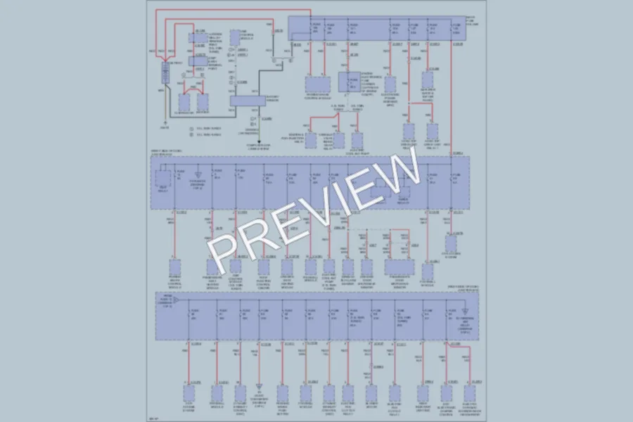 2012 BMW Z4 Power Distribution wiring diagram preview
