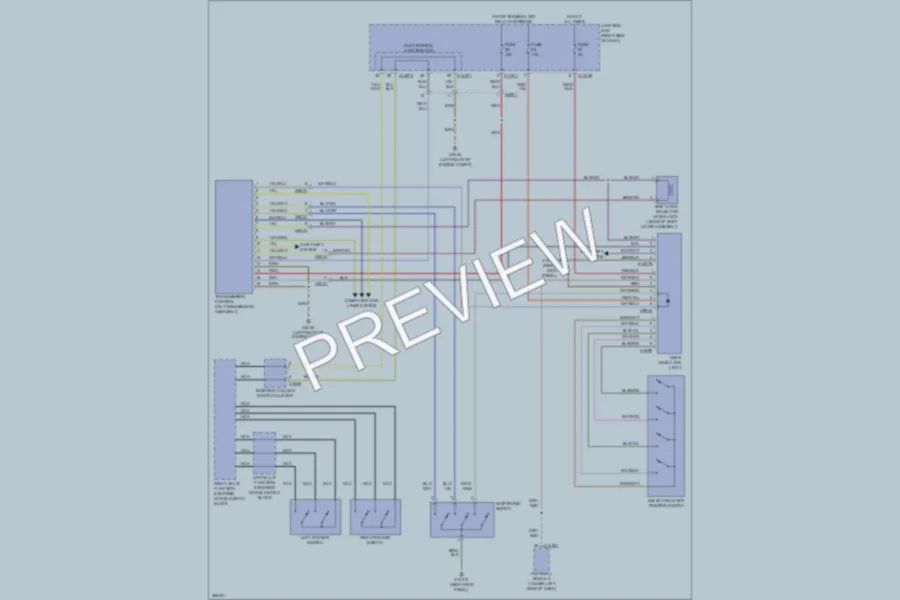 2012 BMW Z4 Transmission wiring diagram preview