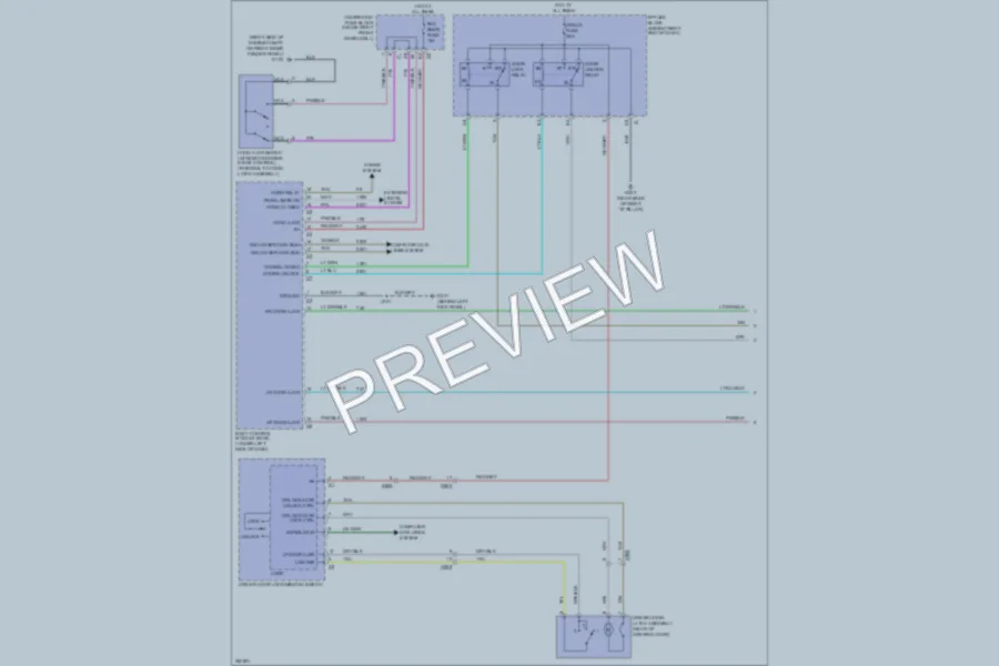 2012 Buick Enclave Anti Theft wiring diagram preview