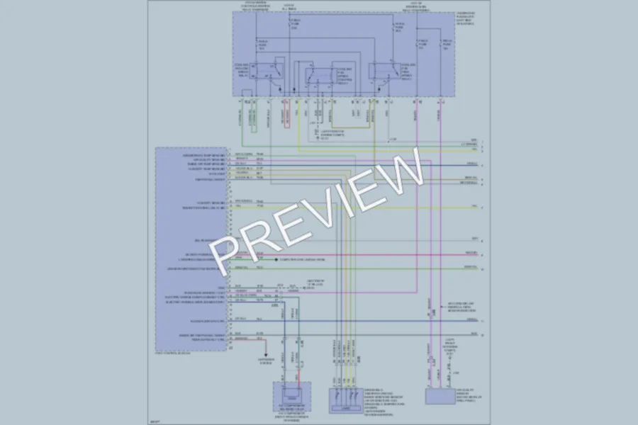 2012 Buick LaCrosse Air Conditioning wiring diagram preview