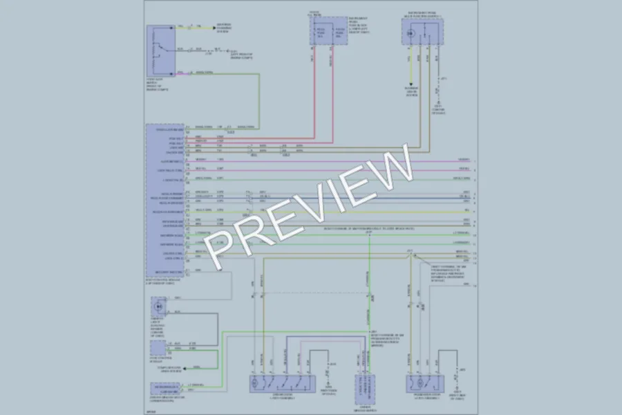 2012 Buick LaCrosse Anti Theft wiring diagram preview