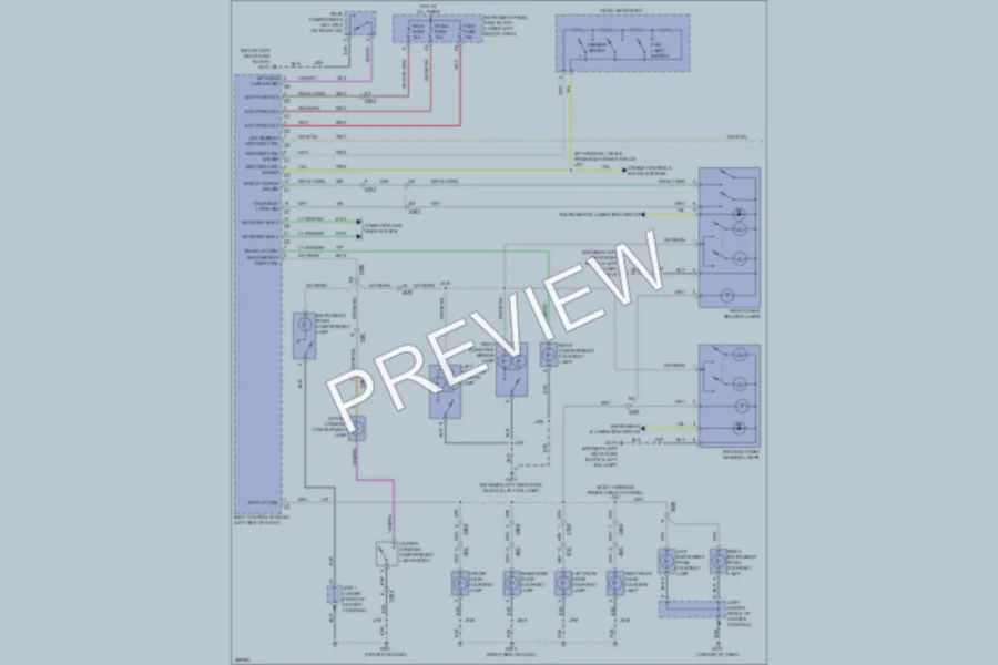 2012 Buick LaCrosse Interior Lights wiring diagram preview