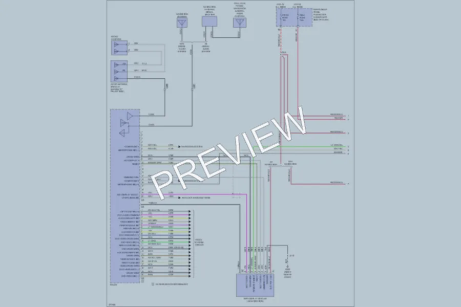 2012 Buick LaCrosse Radio wiring diagram preview