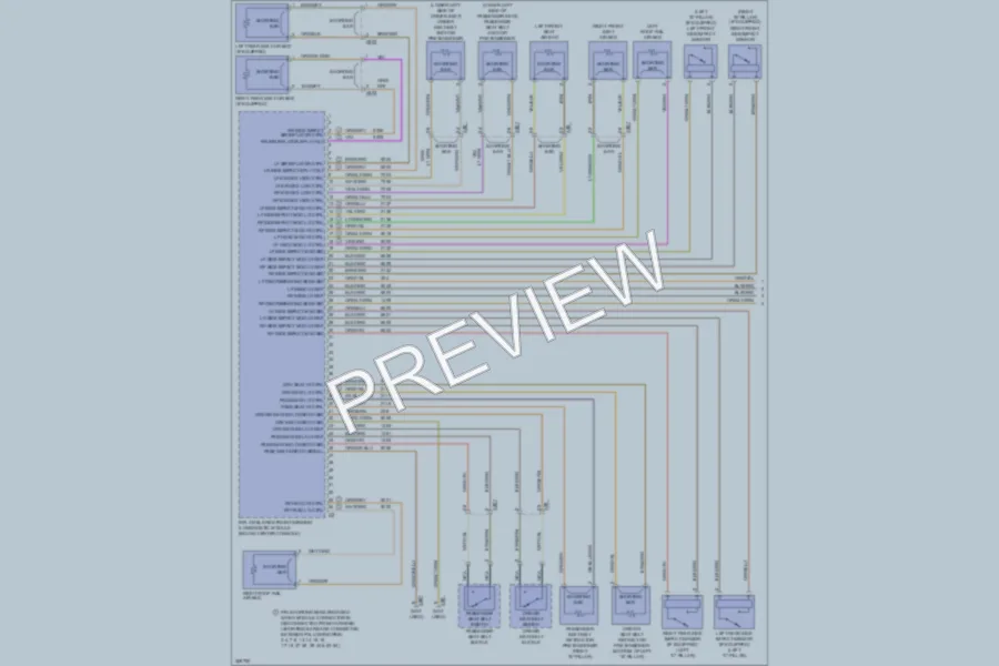 2012 Buick LaCrosse Supplemental Restraints wiring diagram preview