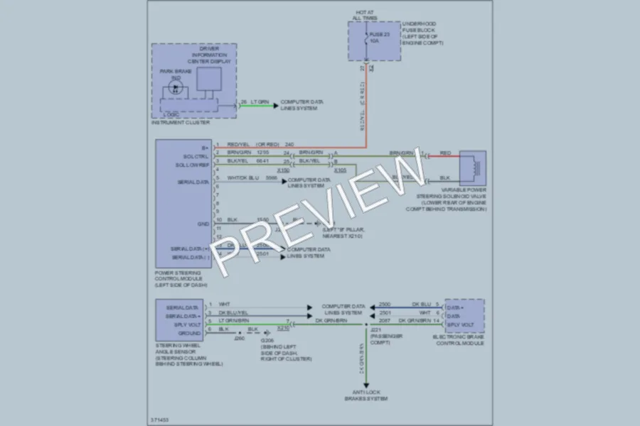 2012 Buick Regal Electronic Power Steering wiring diagram preview