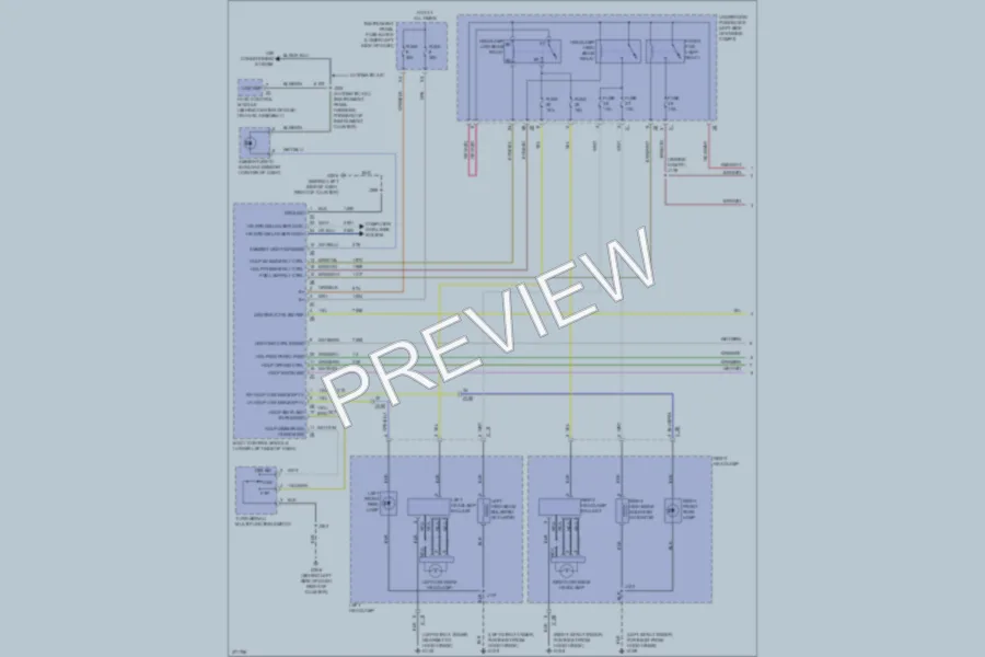 2012 Buick Regal Headlights wiring diagram preview