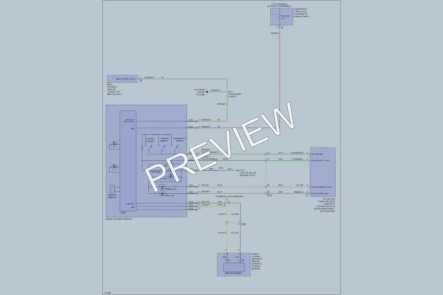 2012 Buick Regal Power Mirrors wiring diagram preview