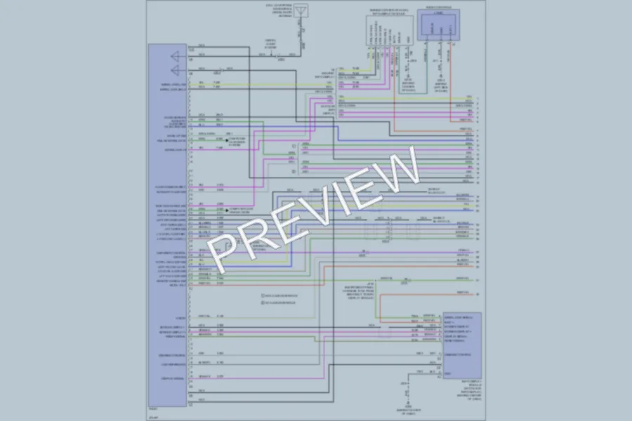 2012 Buick Verano Navigation wiring diagram preview