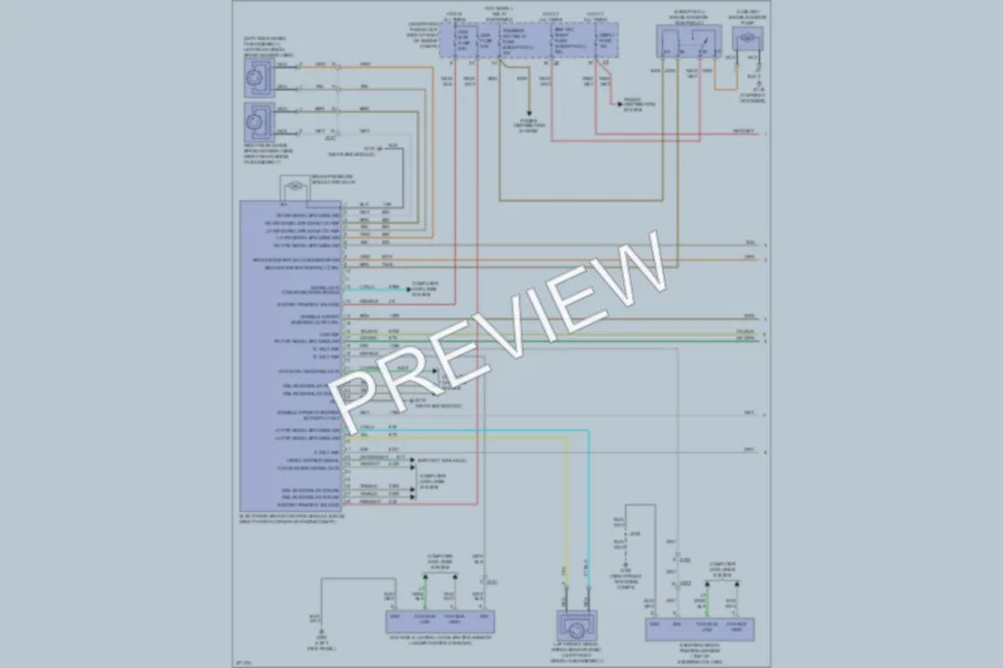 2012 Cadillac CTS Anti Lock Brakes wiring diagram preview