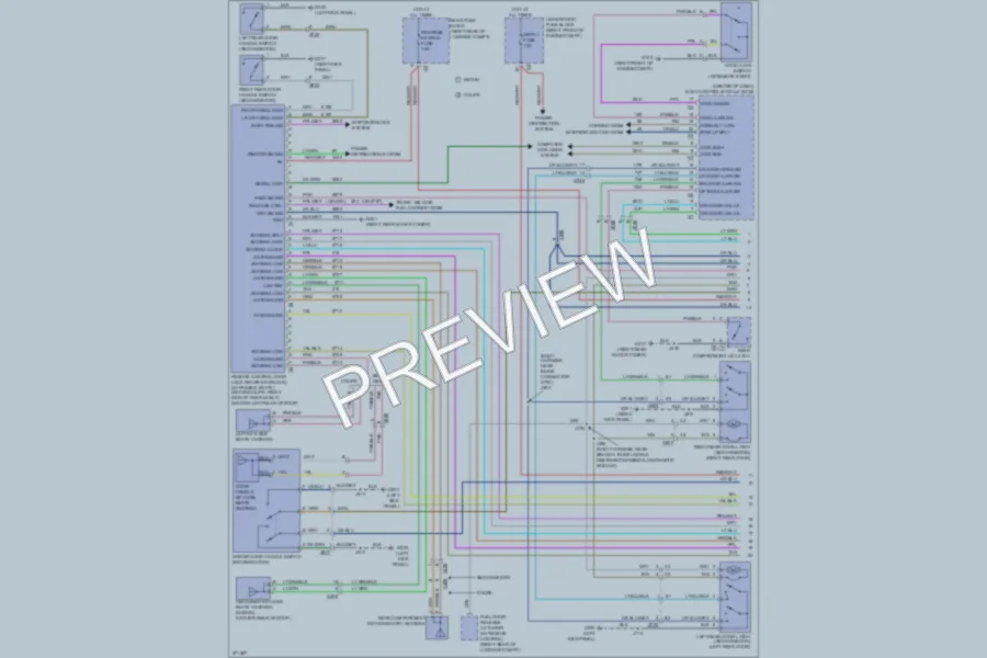 2012 Cadillac CTS Power Door Locks wiring diagram preview