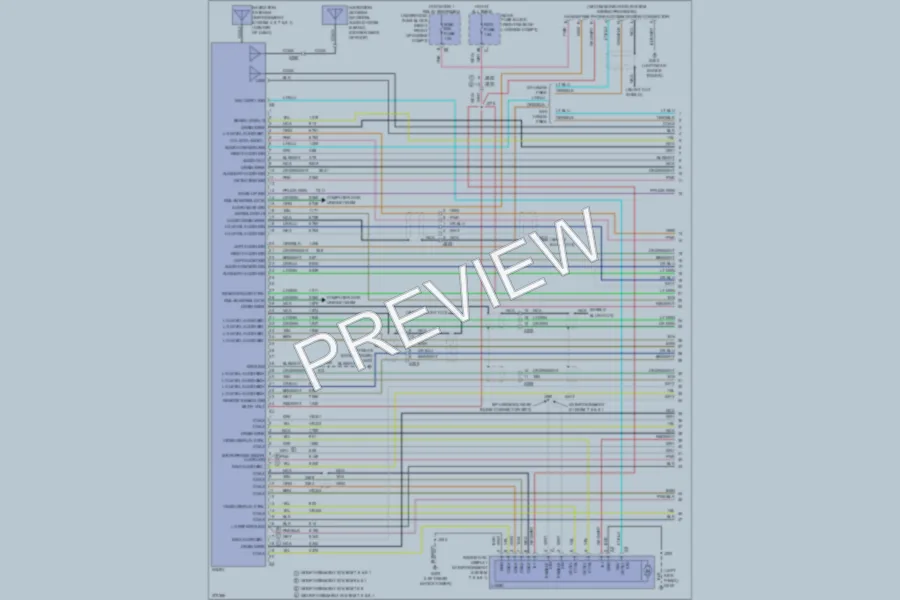 2012 Cadillac CTS Radio wiring diagram preview