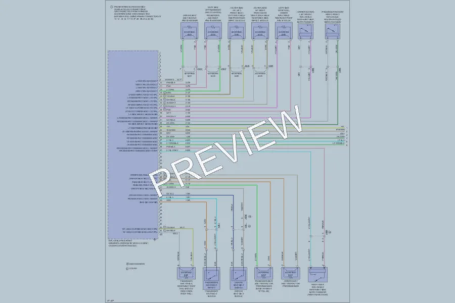 2012 Cadillac CTS Supplemental Restraints wiring diagram preview