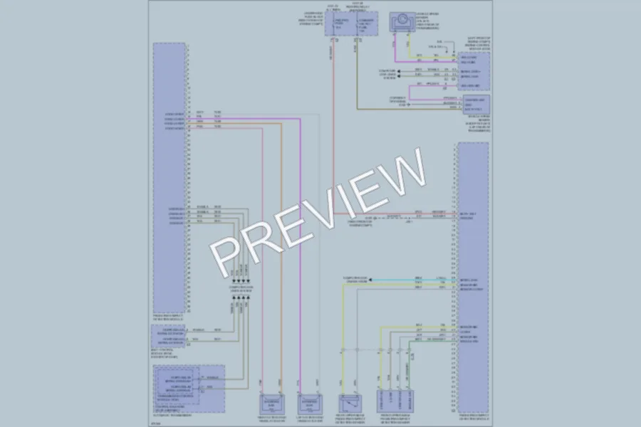 2012 Cadillac CTSV Active Bodyworks wiring diagram preview