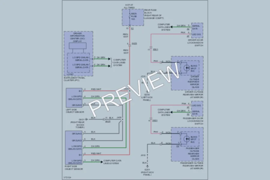 2012 Cadillac CTSV Navigation wiring diagram preview