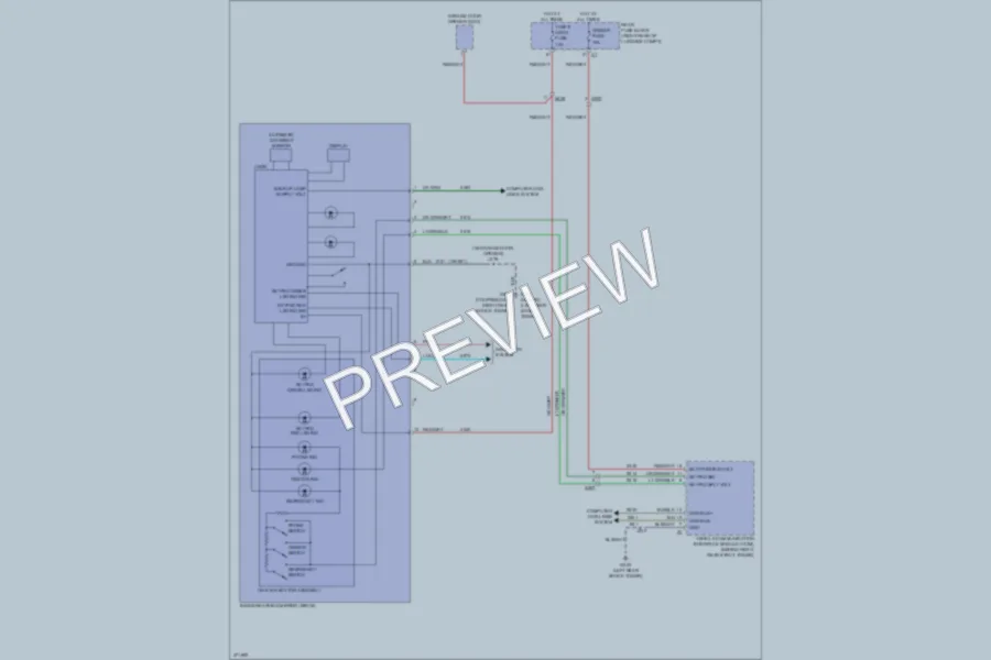 2012 Cadillac CTSV Power Mirrors wiring diagram preview
