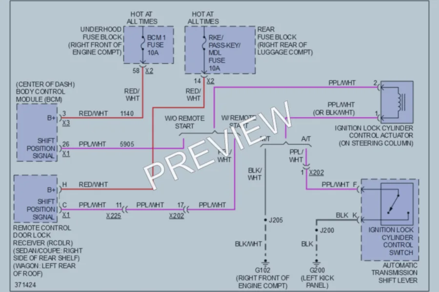 2012 Cadillac CTSV Shift Interlock wiring diagram preview