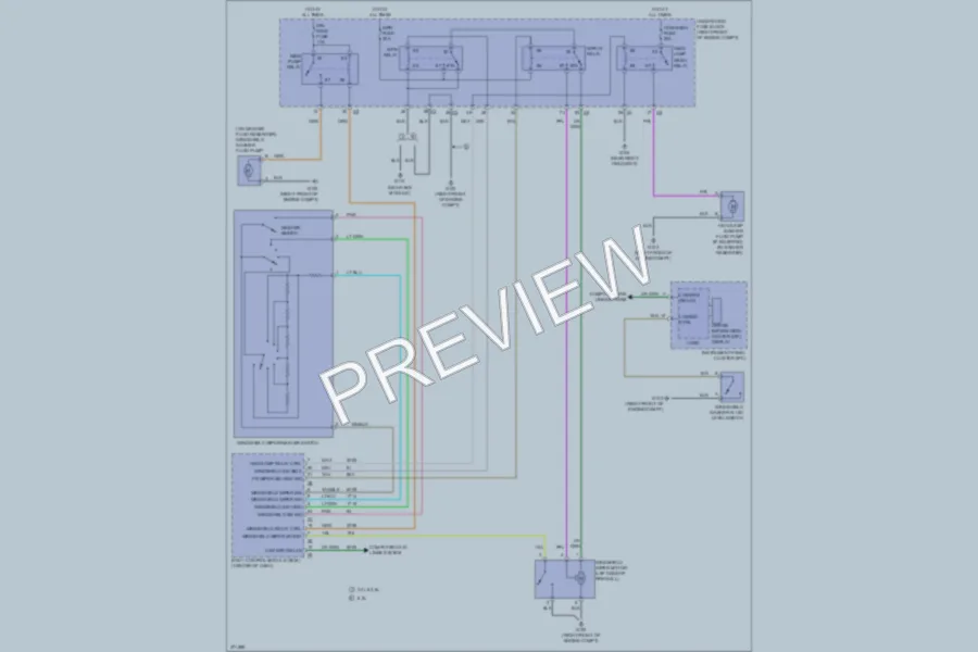 2012 Cadillac CTSV Wiper Washer wiring diagram preview