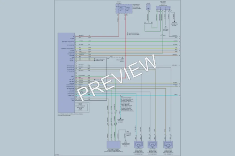 2012 Cadillac Escalade Anti Lock Brakes wiring diagram preview