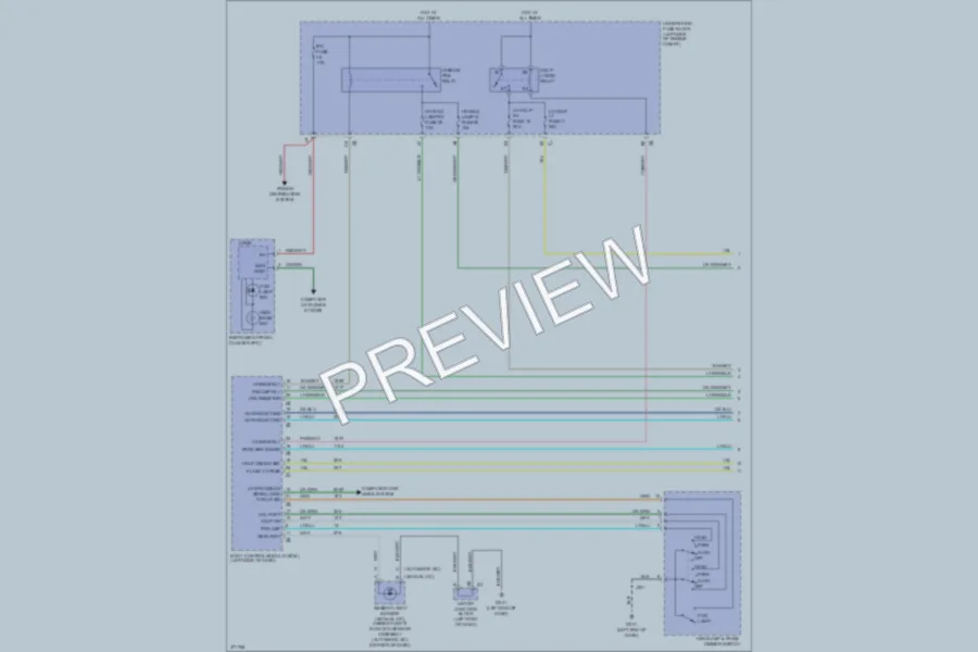 2012 Cadillac EscaladeESV Headlights wiring diagram preview
