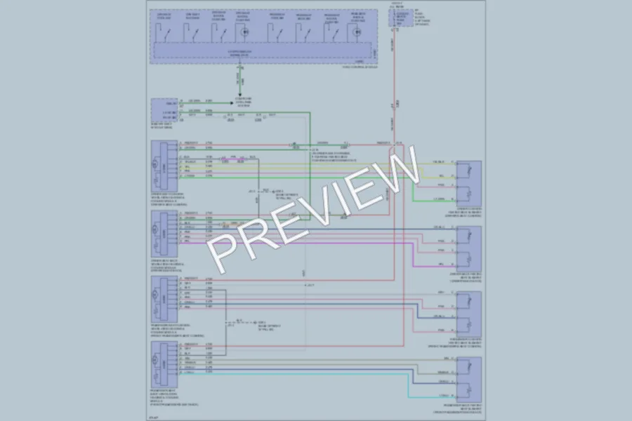 2012 Cadillac EscaladeESV Power Seats wiring diagram preview