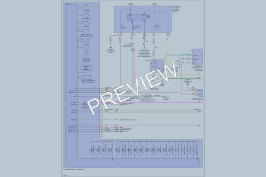 2012 Cadillac EscaladeEXT Instrument Cluster wiring diagram preview
