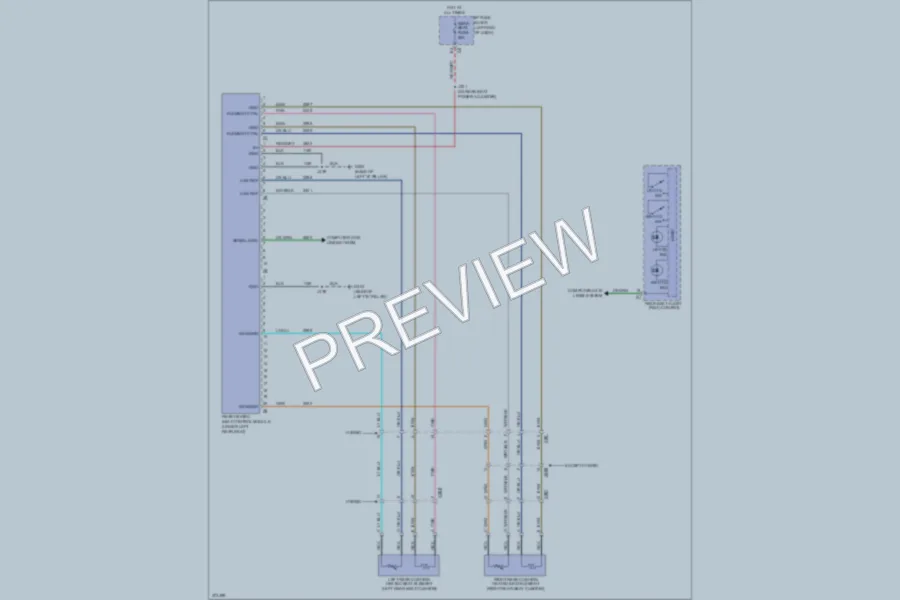 2012 Cadillac EscaladeEXT Power Seats wiring diagram preview