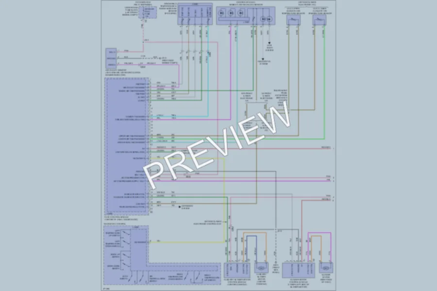 2012 Cadillac SRX Air Conditioning wiring diagram preview